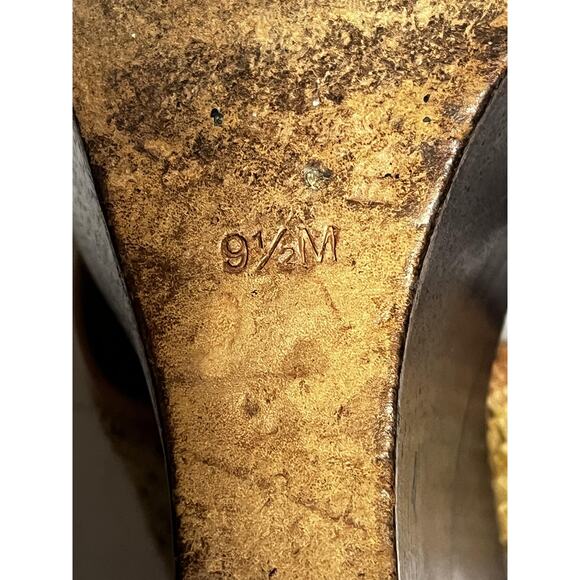 Diane von Furstenberg Shoes Womens Size 9.5 Brown Wedge Platform Sandals Raffia - Picture 8 of 10